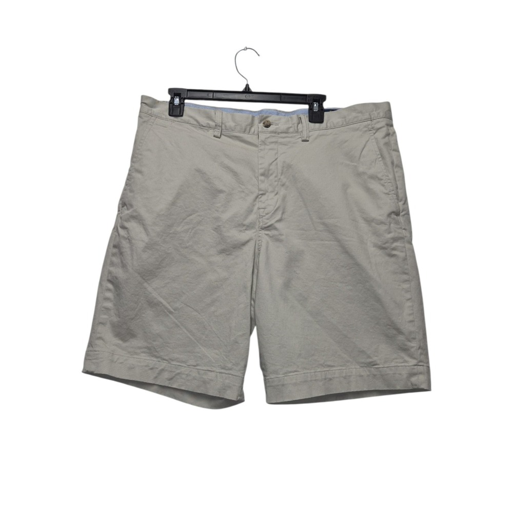 Polo Ralph Lauren Men's Beige Khaki Stretch Classic Fit Chino Shorts‎ Size 35